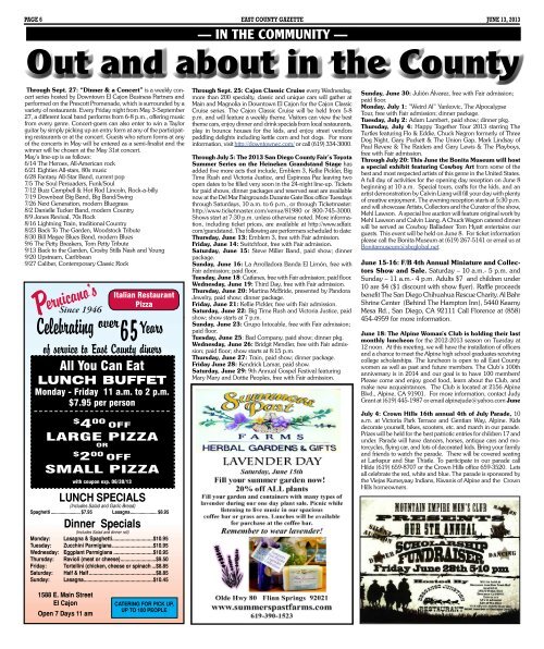 13 - East County Gazette