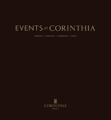 to download our brochure - Corinthia Group