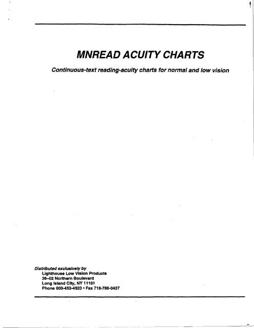 Mnread Chart