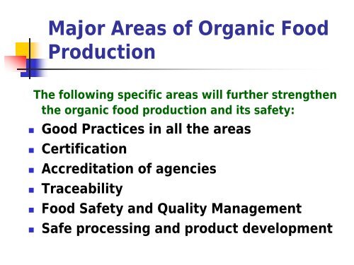 HRD in Organic Farming and Organic Products