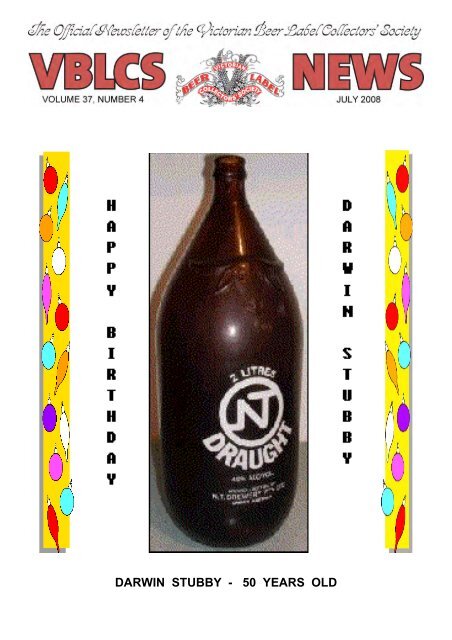 Darwin Stubby 50 Years Old The Victorian Beer Label Collectors Darwin Stubby 50 Years Old The Victorian Beer Label Collectors