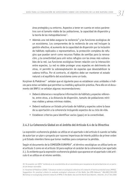 GuÃ­a MetodolÃ³gica EIA en NATURA 2000 ... - Interreg Bionatura