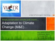 (M&E) by Sushil Bajpai - WOTR - SDC Climate Change and ...