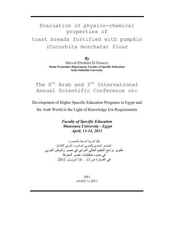 Evaluation of physico-chemical properties of toast breads fortified ...