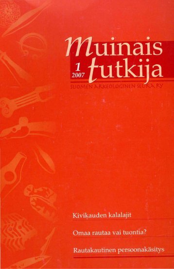 PDF - Suomen arkeologinen seura ry.