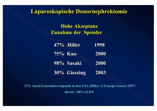 Laparoskopische Donornephrektomie - nieren-transplantation.com