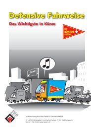 Defensive Fahrweise - Fonds fÃ¼r Verkehrssicherheit FVS