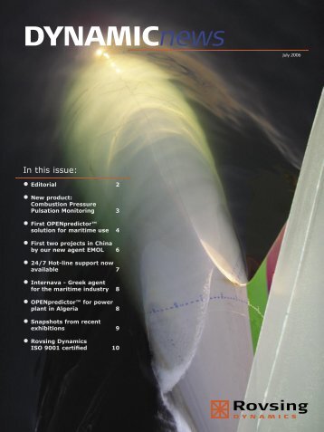 July 2006 - Rovsing Dynamics