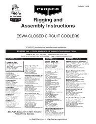 ESWA Induced Draft Closed Circuit Fluid Coolers ... - EVAPCO.com.au