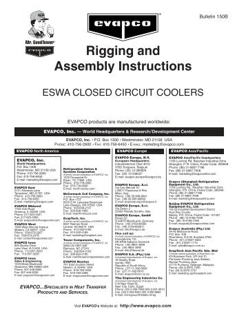 ESWA Induced Draft Closed Circuit Fluid Coolers ... - EVAPCO.com.au