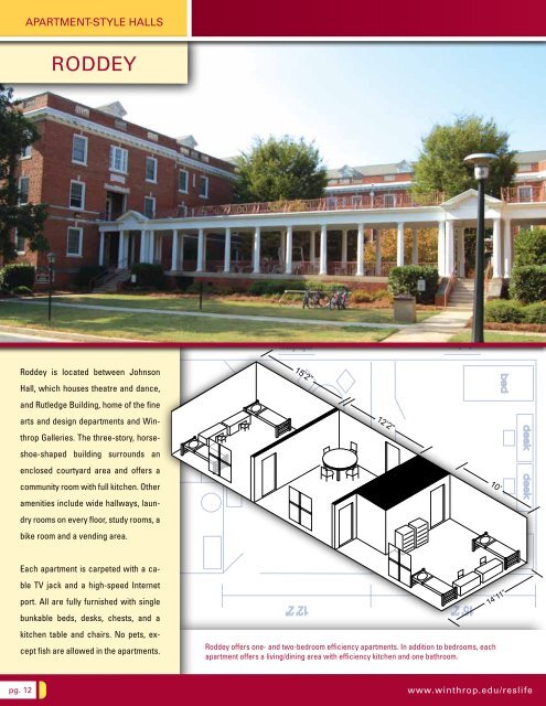 Suite-Style Residence Halls - Winthrop University