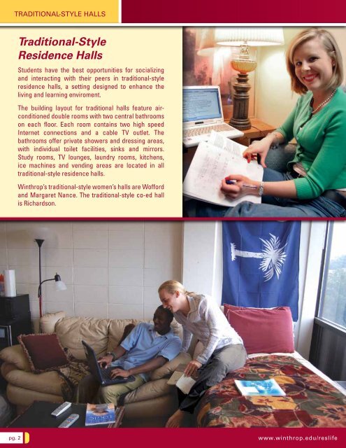 Suite-Style Residence Halls - Winthrop University