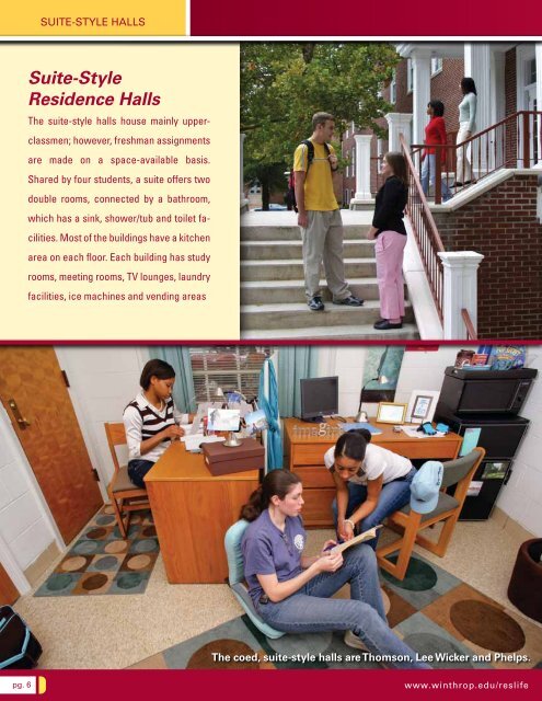 Suite-Style Residence Halls - Winthrop University