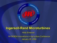 Ingersoll-Rand Microturbines - Manure Management