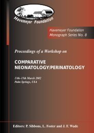 Proceedings of a Workshop on COMPARATIVE NEONATOLOGY ...