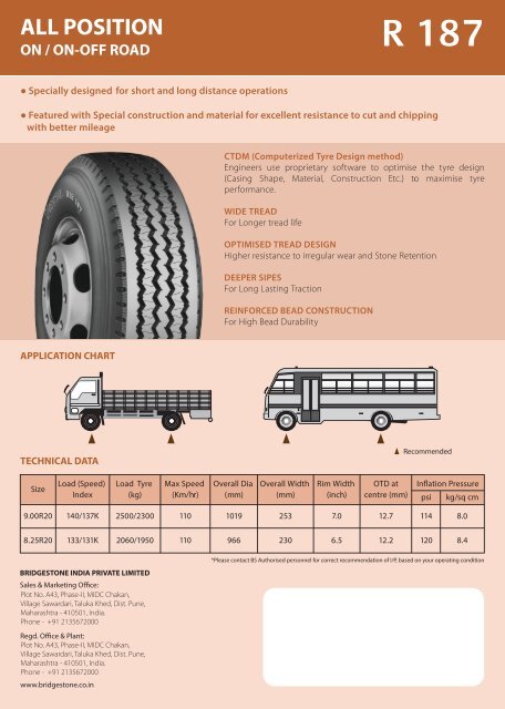 Download Brochure - Bridgestone Tyres India