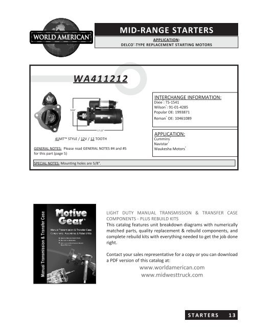 WAP - HD Electrical - CARQUEST Auto Parts