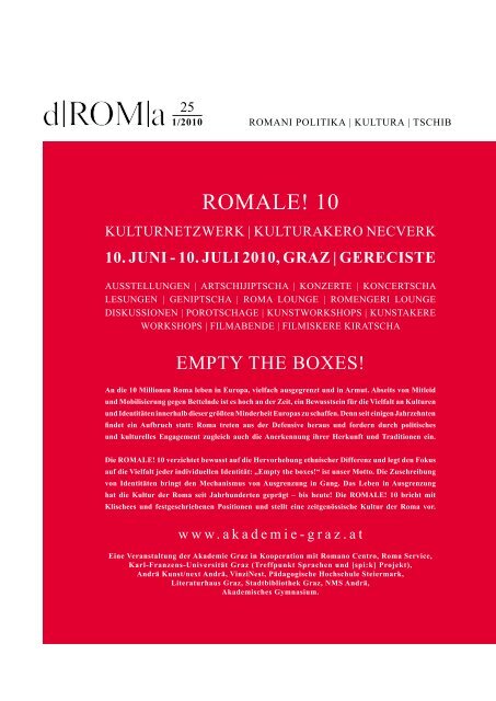 Download d|ROM|a 25/10, FrÃ¼hling | Terno linaj ... - Roma-Service
