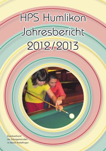 Jahresbericht 2012/2013 - bei der HPS Humlikon