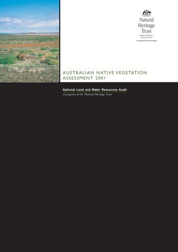 australian native vegetation assessment 2001 - National Program ...