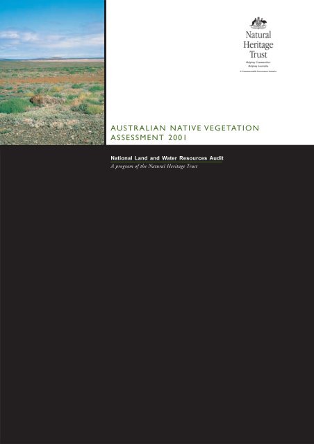 australian native vegetation assessment 2001 - National Program ...