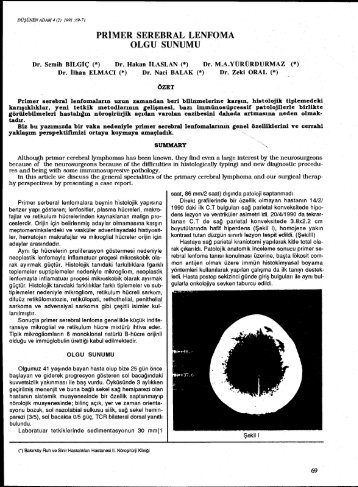 PRÄ°MER SEREBRAL LENFOMA OLGU SUNUMU - DÃ¼ÅÃ¼nen Adam