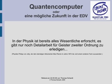 Quantencomputer