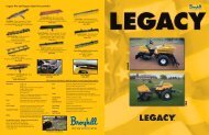 Legacy Pro and Legacy Sport Accessories