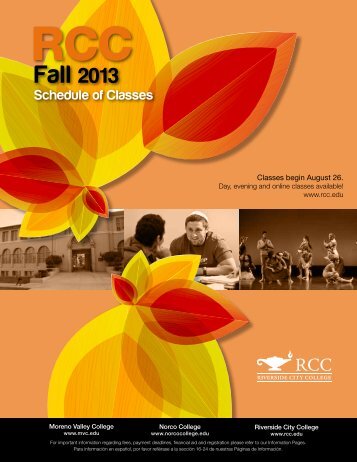 Fall 2013 - Riverside Community College District