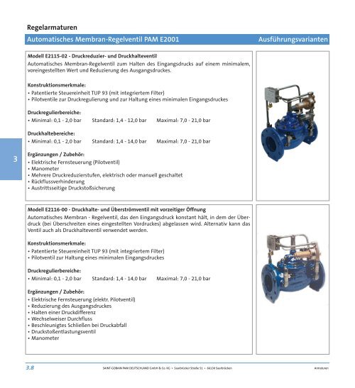 Armaturen- Systemtechnik - saint-gobain pam deutschland