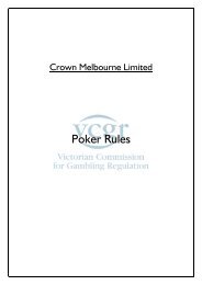 Poker Rules - Crown Melbourne