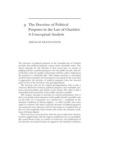 9 The Doctrine Of Political Purposes In The Law Of Sector Source