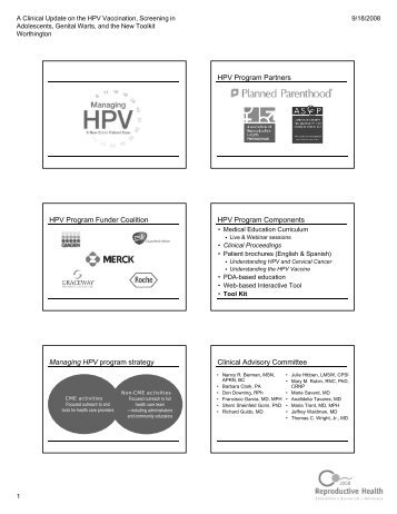 Managing HPV: A New Era in Patient Care - Association of ...