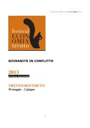 Tutto il programma del Festival - Michele Nardelli