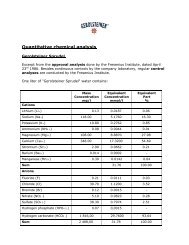 Quantitative chemical analysis