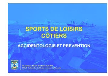 accidents sports de loisir - SMUR BMPM