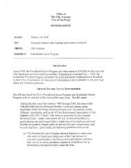 City Attorney Memo to City Council Regarding Presidential Leave ...