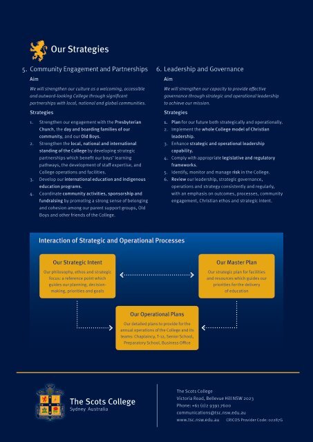 Strategic Plan - The Scots College