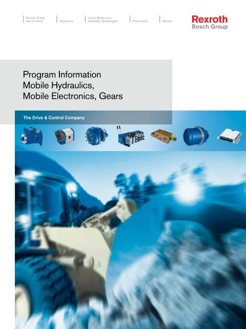 Program Information Mobile  Hydraulics, Mobile ... - Bosch Rexroth AG