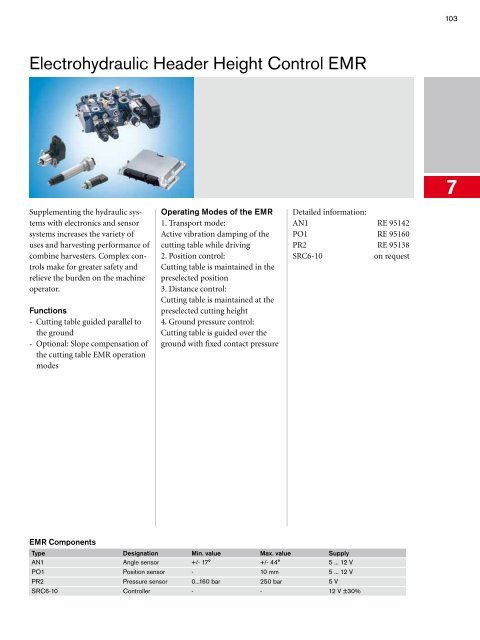 Program Information Mobile  Hydraulics, Mobile ... - Bosch Rexroth AG