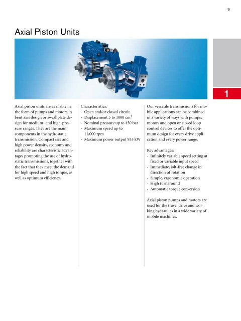 Program Information Mobile  Hydraulics, Mobile ... - Bosch Rexroth AG