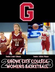 2012-2013 Media Guide - Grove City College