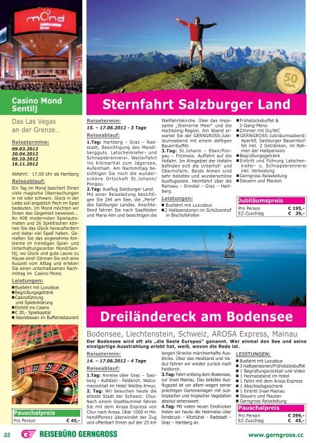 Jahreskatalog 2012 - Reisebüro Gerngross GmbH