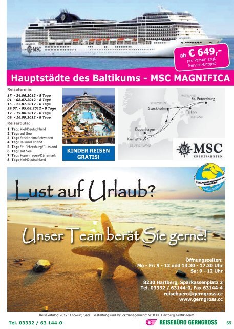 Jahreskatalog 2012 - Reisebüro Gerngross GmbH