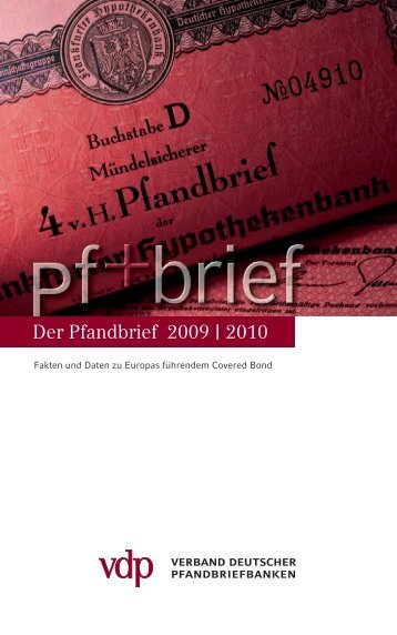 Die vdp-Kurve: Von der Pfandbriefrendite zum Hypothekenzins