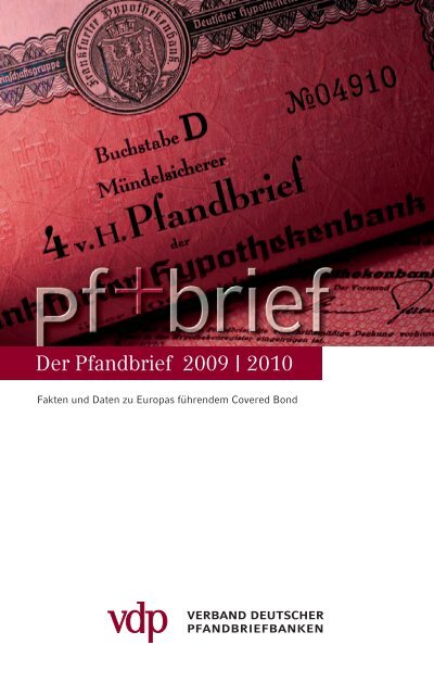 Die Vdp Kurve Von Der Pfandbriefrendite Zum Hypothekenzins