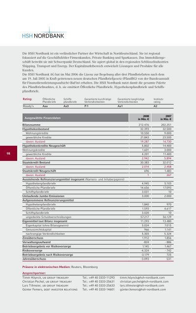 Die vdp-Kurve: Von der Pfandbriefrendite zum Hypothekenzins