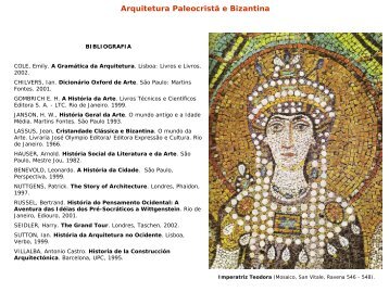 Arquitetura PaleocristÃ£ e Bizantina - Histeo.dec.ufms.br
