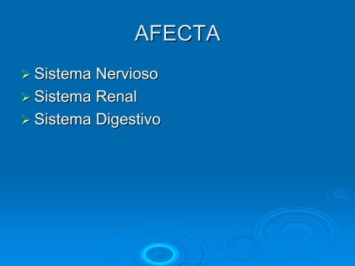 determinacion de la intoxicacion por mercurio debida a la actidad