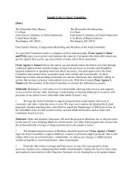 Sample Letter to Super Committee [Date] The Honorable Patty ... - n4a